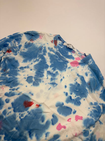Vintage Comme des Garçons Long Sleeve T-Shirt Light Blue Pink S