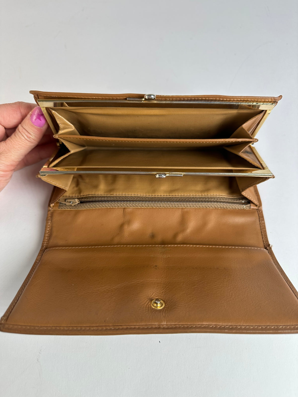 Vintage Celine Macadam Canvas Bifold Wallet Late 1980s Brown