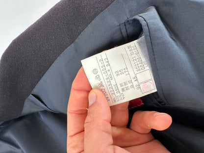 Vintage Balenciaga Wool Blazer Y2K Black Silver