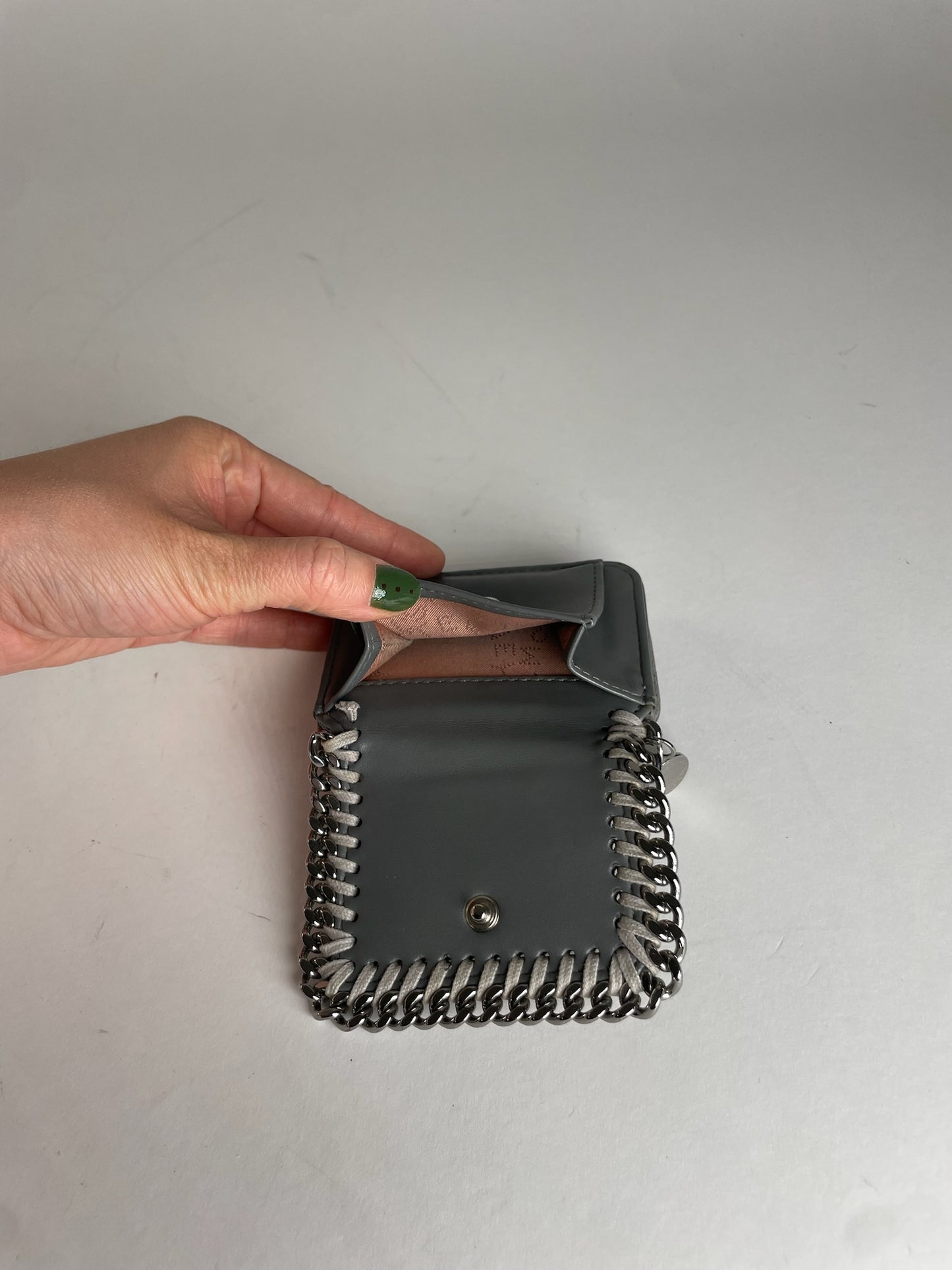 Vintage Stella Mc Cartney Vegan Card Holder Grey