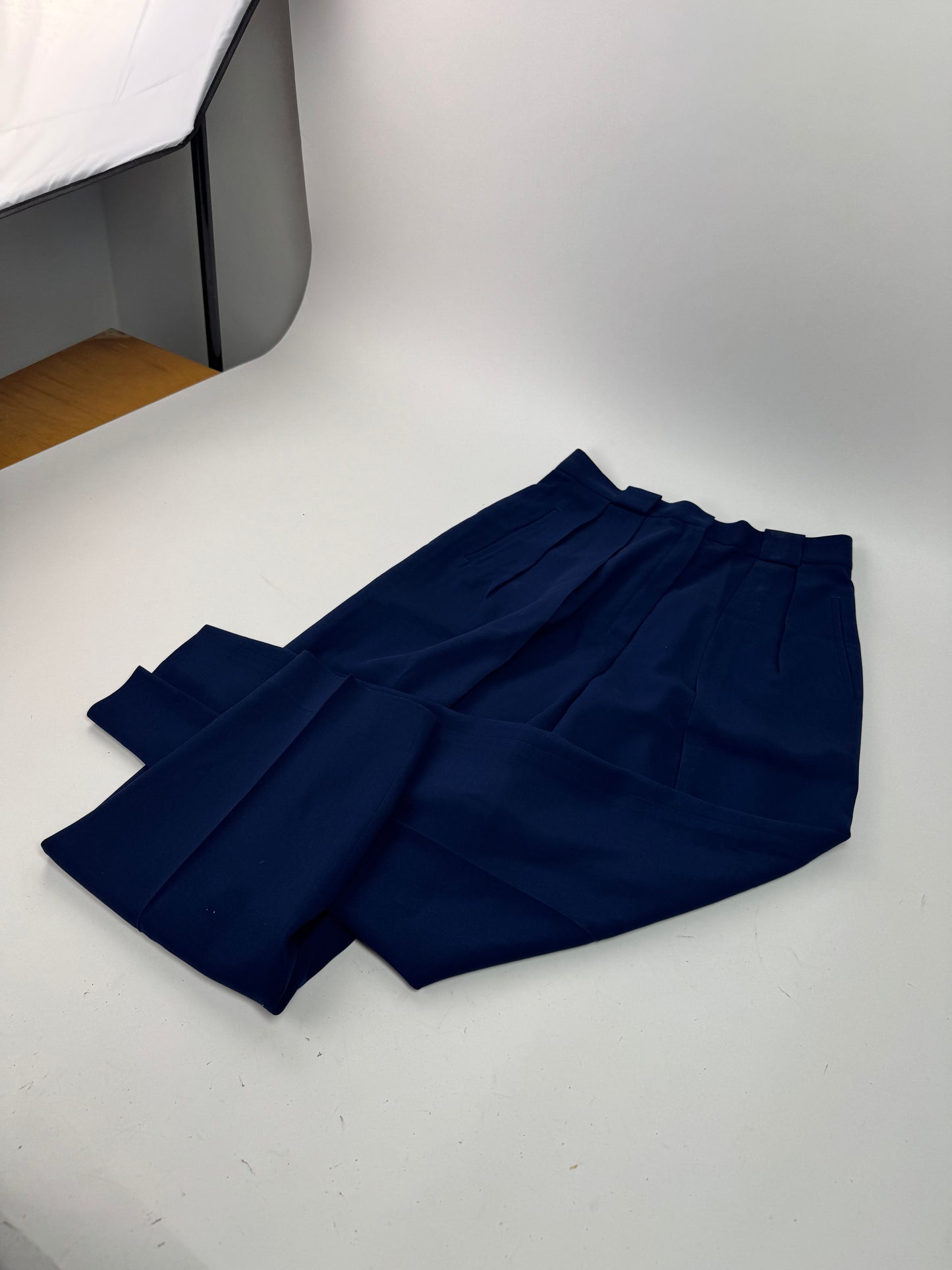 Vintage Dior Wool Pants Navy M