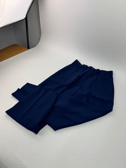 Vintage Dior Wool Pants Navy M