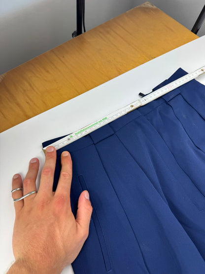 Vintage Dior Wool Pants Navy M