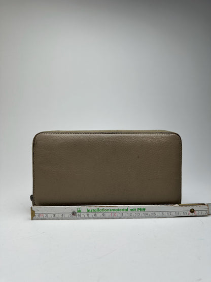 Vintage Celine Paris Zippy wallet beige