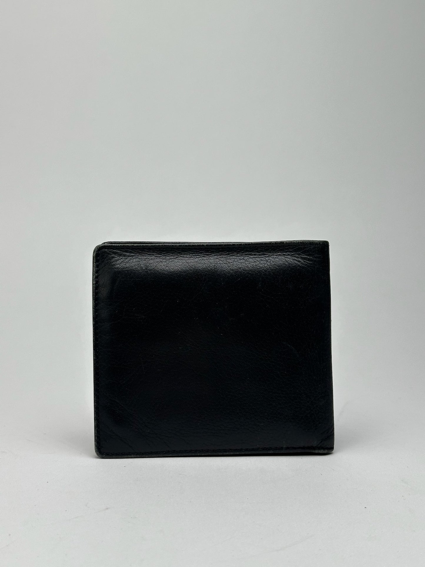 Vintage Celine Paris flapable wallet black