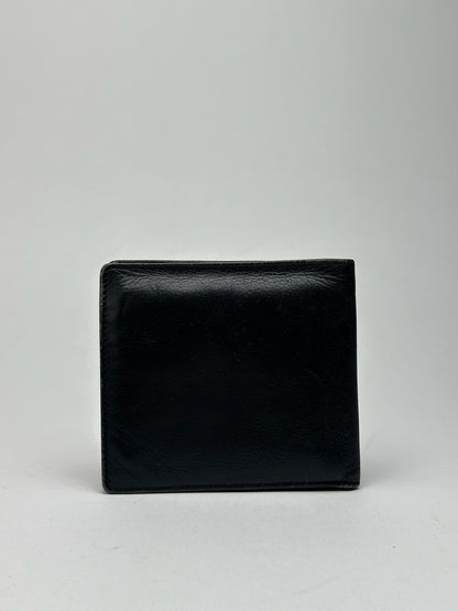 Vintage Celine Paris flapable wallet black