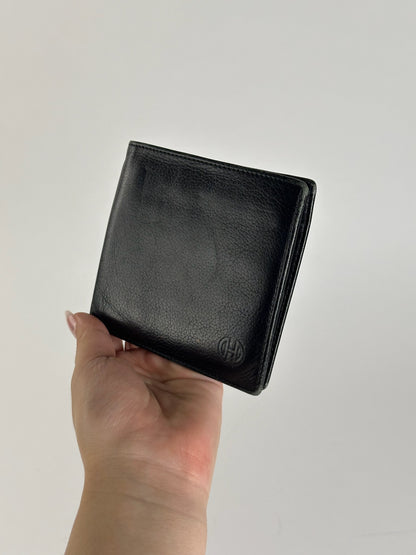 Vintage Celine Paris flapable wallet black