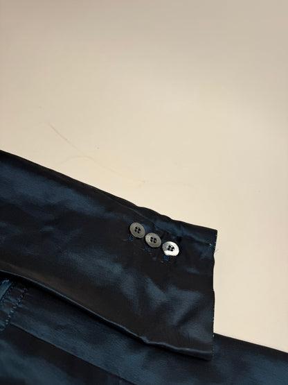 Vintage Gucci Silk Trenchcoat M Blue