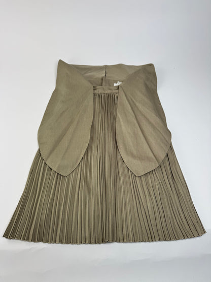 Vintage Dior Plissee Skirt Khaki m
