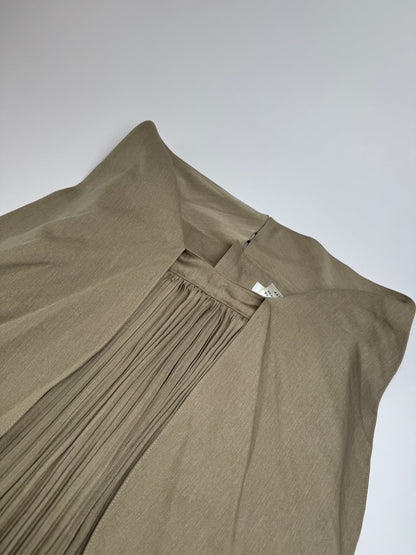 Vintage Dior Plissee Skirt Khaki m
