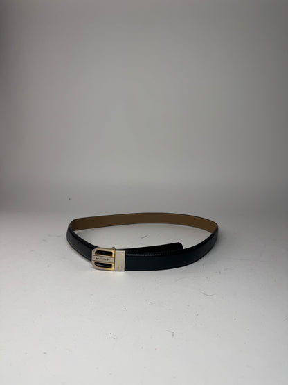 Vintage Balenciaga Leather Belt Black