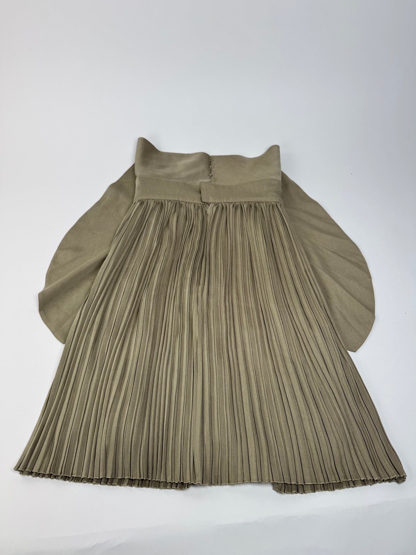 Vintage Dior Plissee Skirt Khaki m