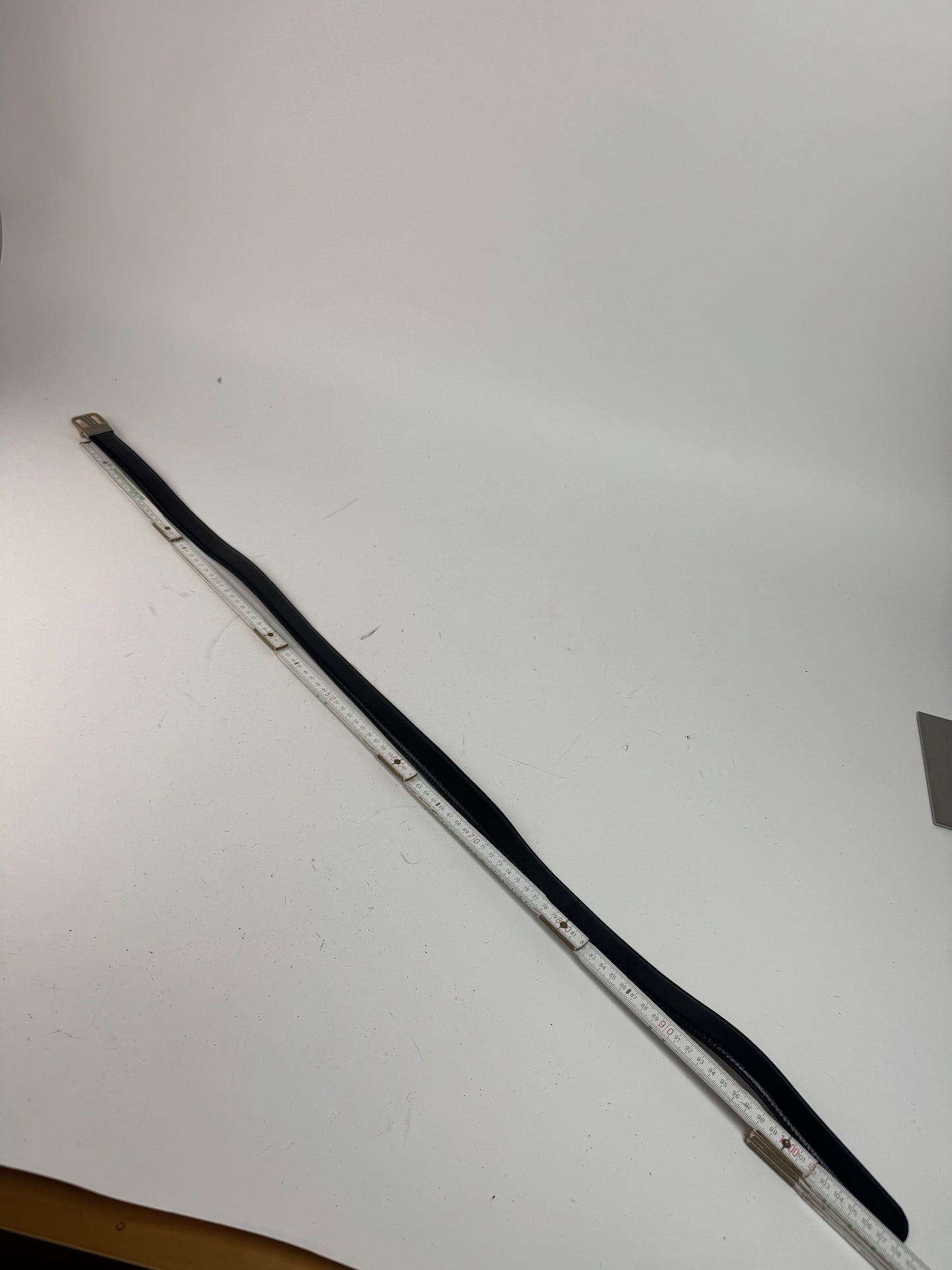 Vintage Balenciaga Leather Belt Black