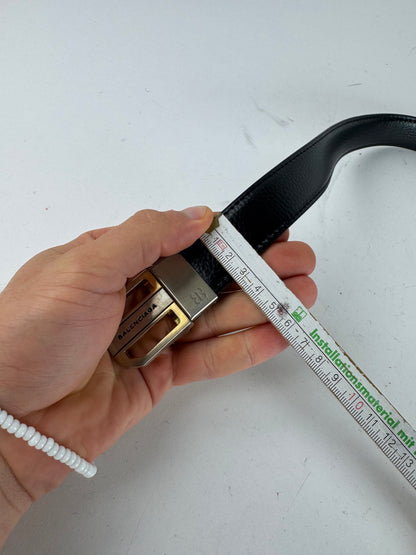 Vintage Balenciaga Leather Belt Black