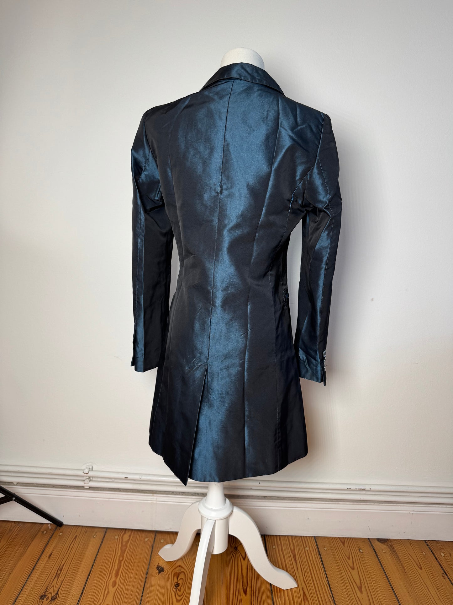 Vintage Gucci Silk Trenchcoat M Blue