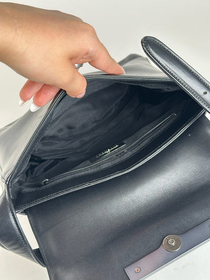 Sac vintage en cuir noir Givenchy