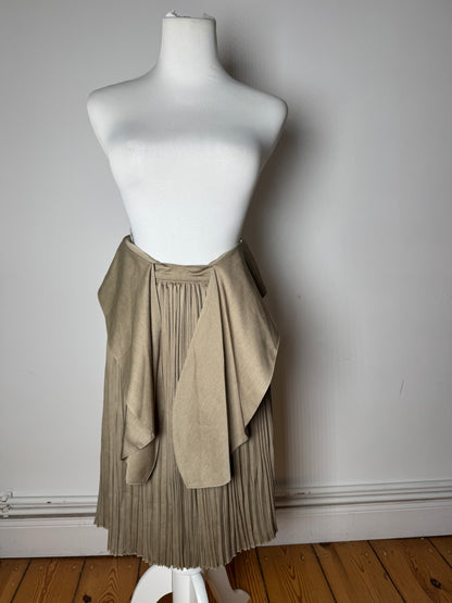 Vintage Dior Plissee Skirt Khaki m