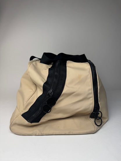 Vintage Chanel Sport Duffel Bag Black White