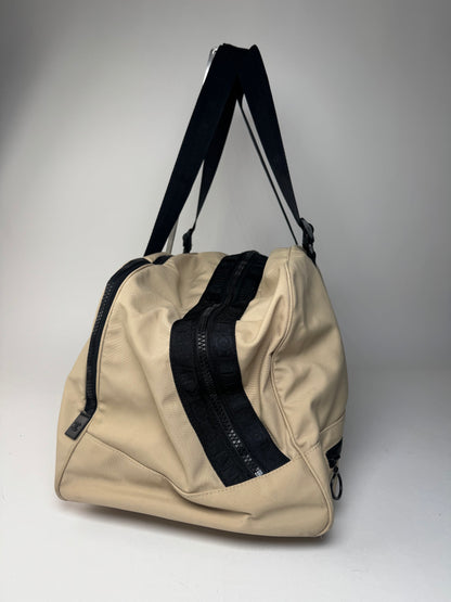 Vintage Chanel Sport Duffel Bag Black White