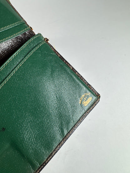 Vintage Gucci Ophidia Leather monogram wallet gray brown