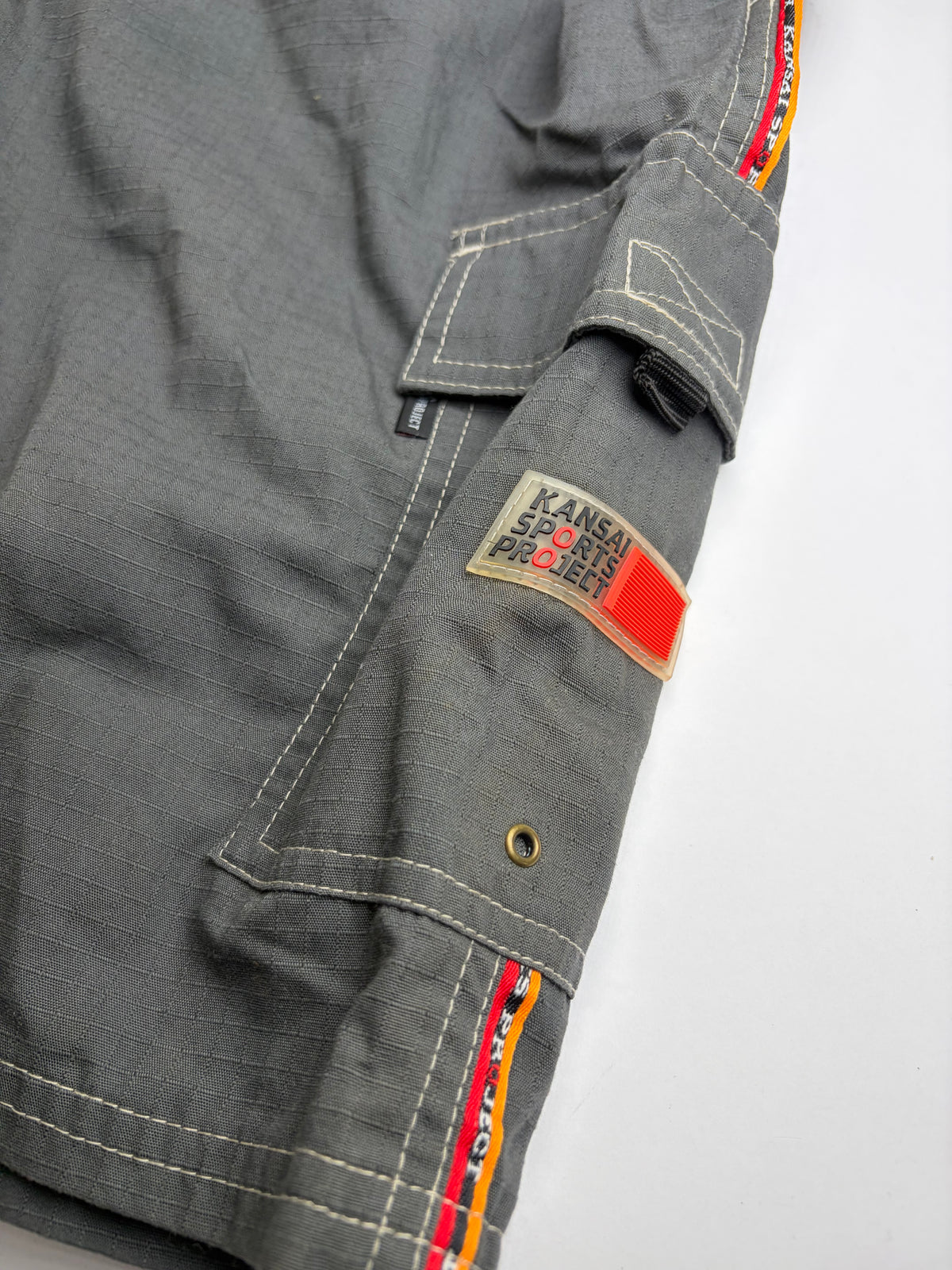 Vintage Kansai Yamamoto Men's Cargo Shorts Grey M