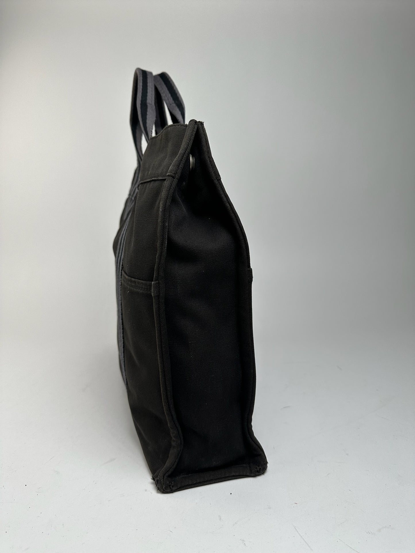 Vintage Hermes Shopper bag black