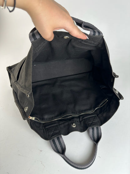 Vintage Hermes Shopper bag black