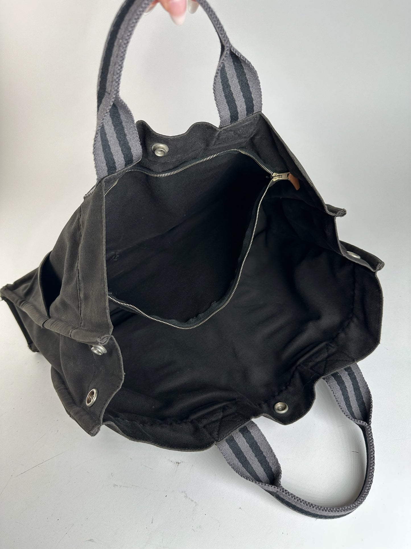 Vintage Hermes Shopper bag black