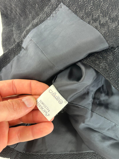 Vintage Balenciaga Textured Panel Jacket Y2K Black