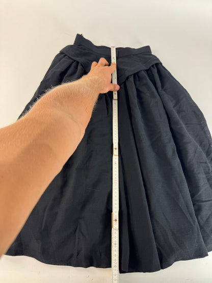 Vintage Dior Wool Skirt black 36/S
