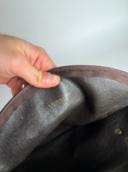 Vintage Dior Oblique Monogram Bag Brown