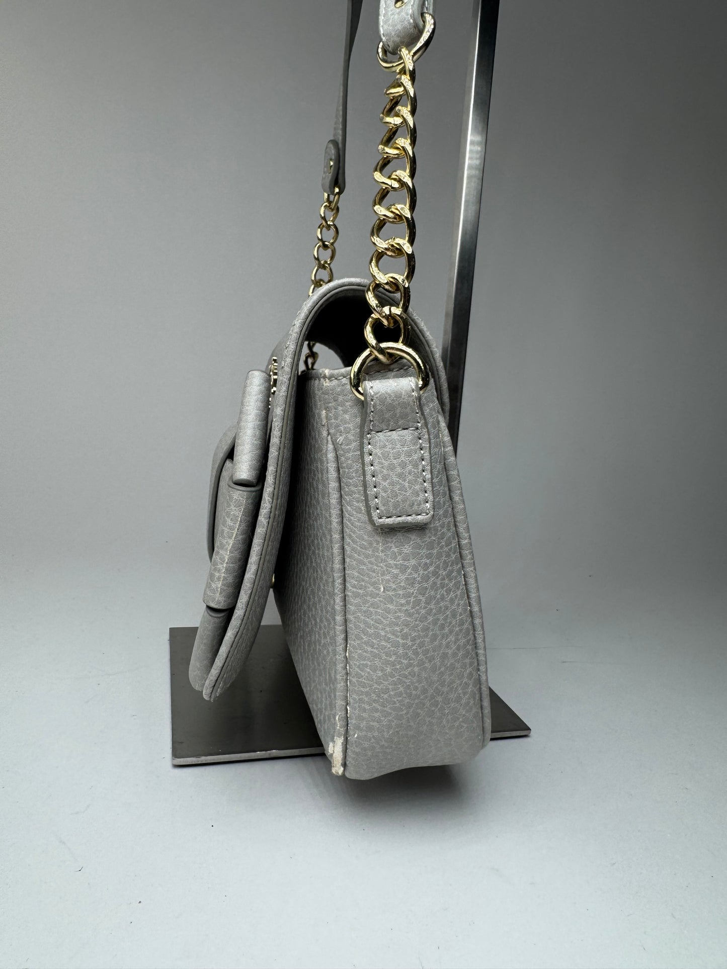 Sac vintage en cuir vegan Vivienne Westwood gris