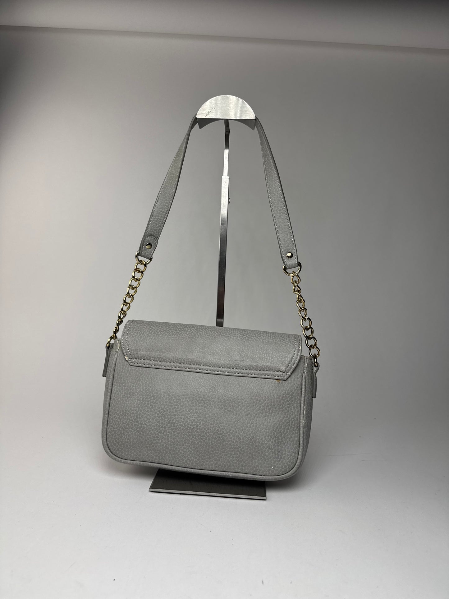 Sac vintage en cuir vegan Vivienne Westwood gris