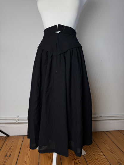 Vintage Dior Wool Skirt black 36/S