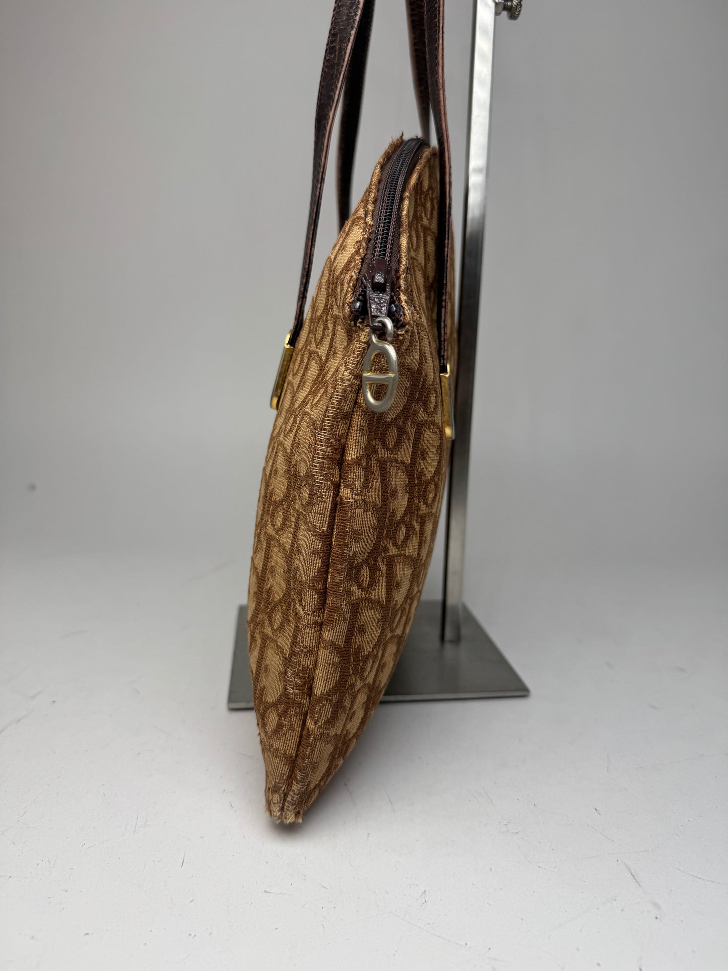Vintage Dior Oblique Monogram Bag Brown