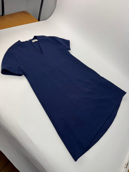 Vintage Balenciaga wool dress L Navy