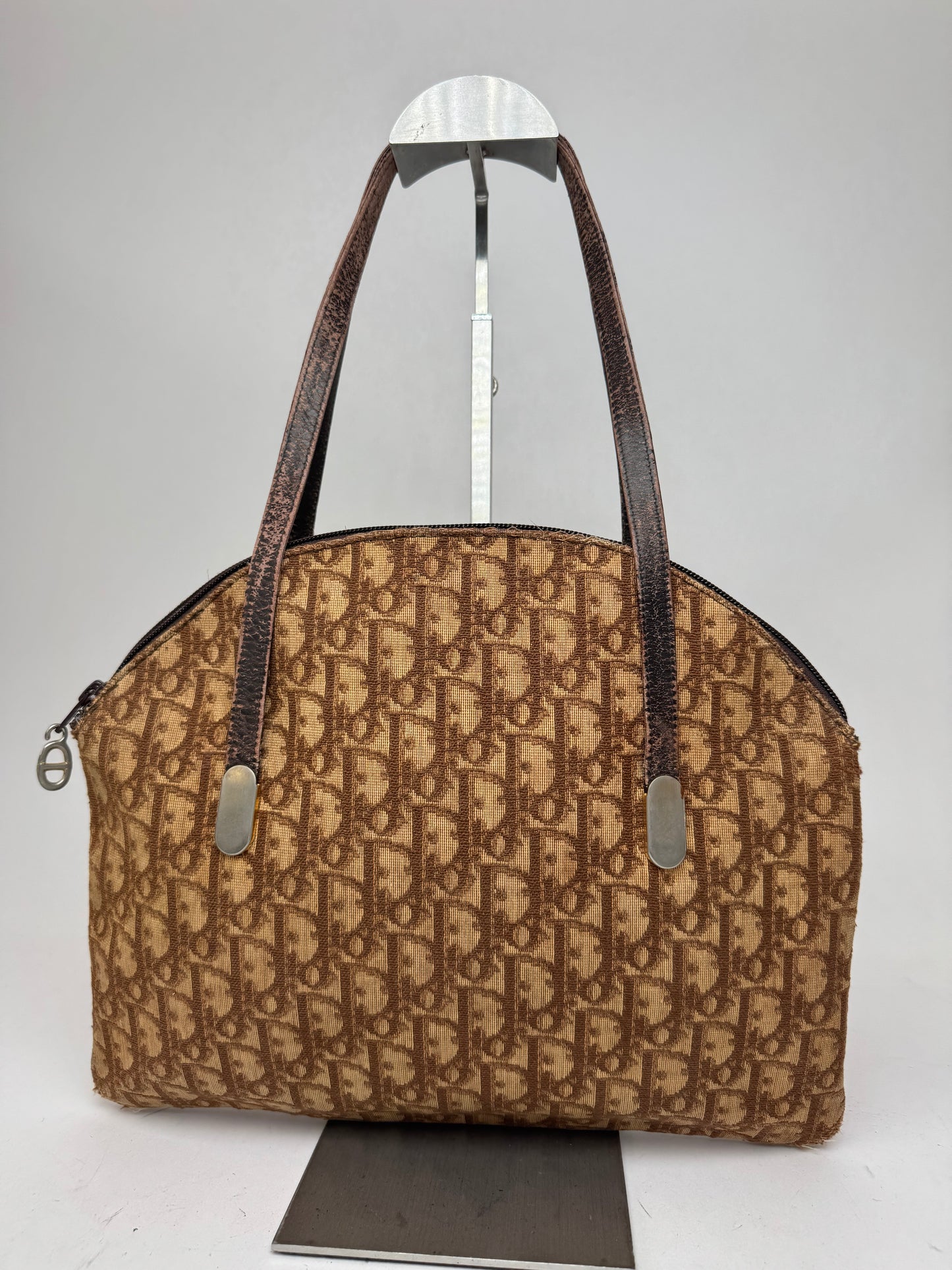 Vintage Dior Oblique Monogram Bag Brown