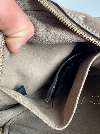 Sac vintage en cuir vegan Vivienne Westwood gris