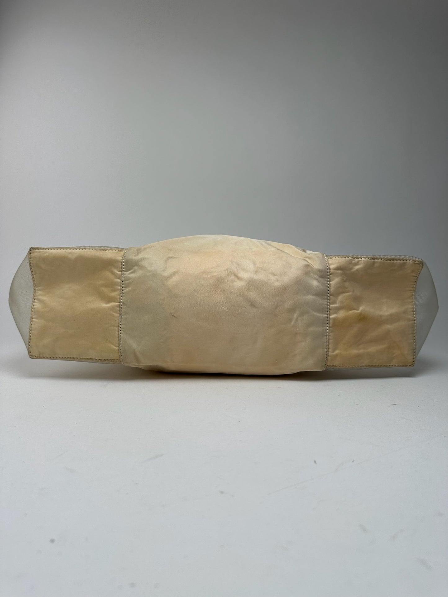 Vintage Celine Paris transparent shopper bag white