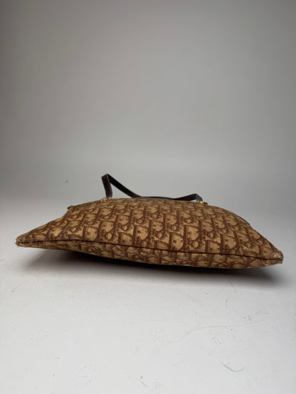 Vintage Dior Oblique Monogram Bag Brown