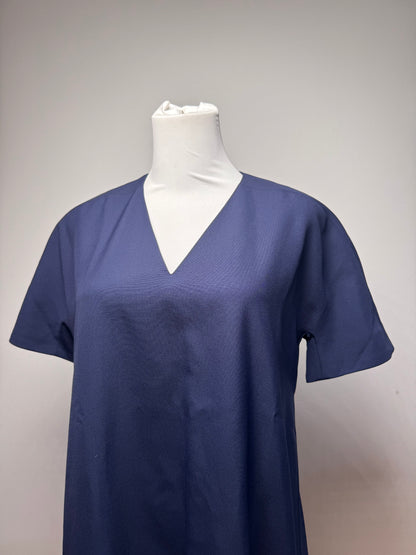 Vintage Balenciaga wool dress L Navy