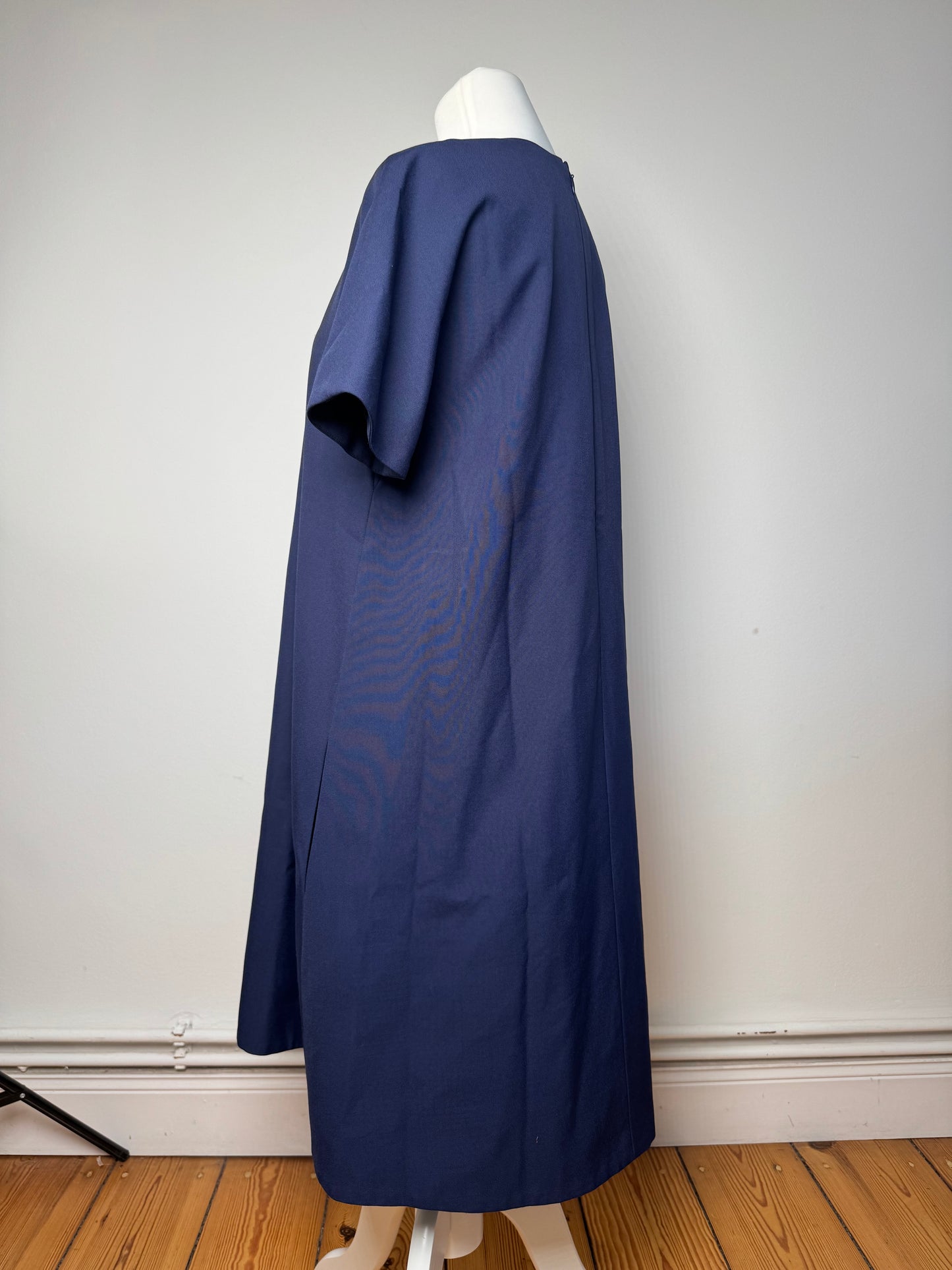 Vintage Balenciaga wool dress L Navy