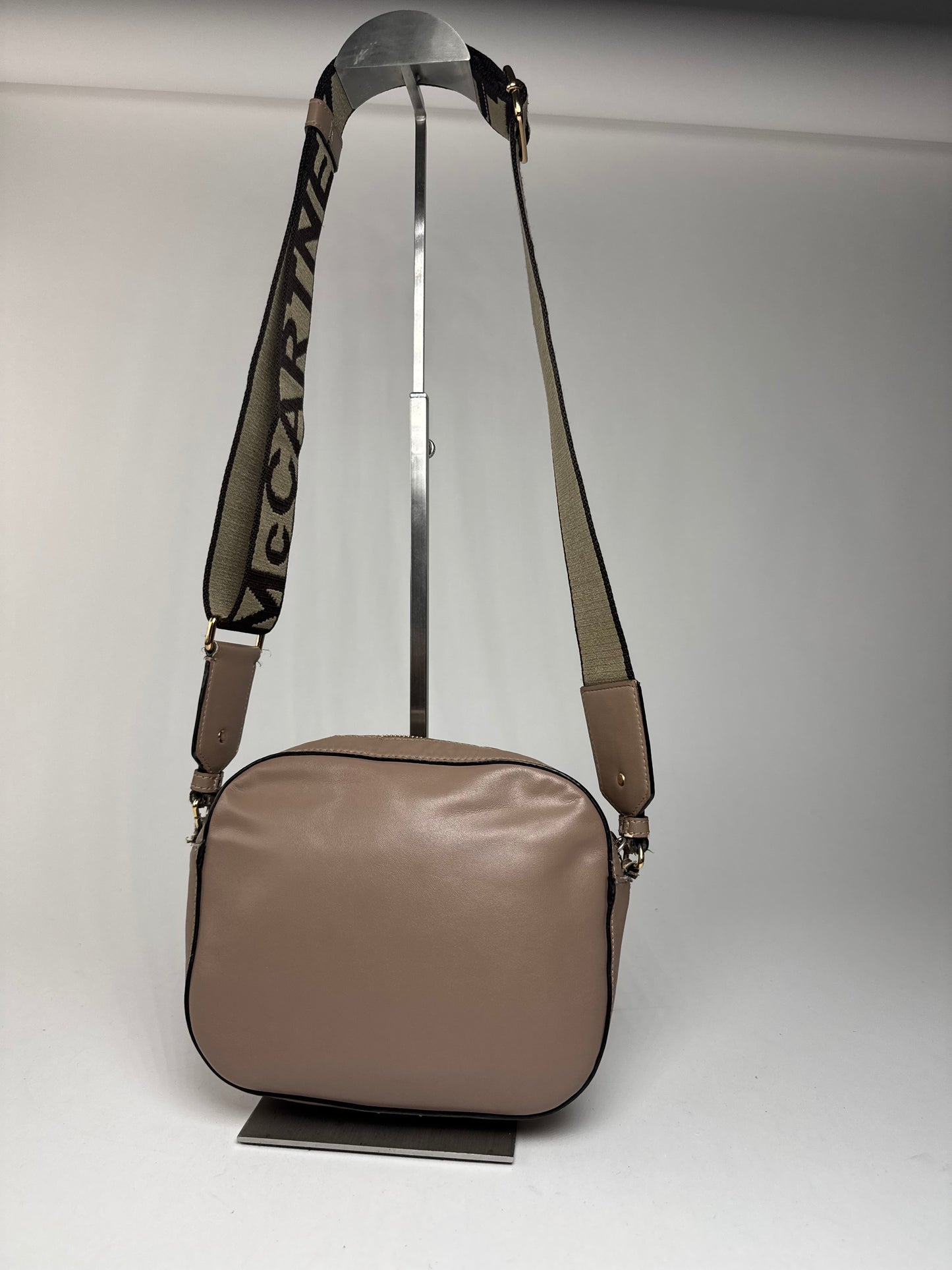 Sac vintage Stella Mc Cartney en cuir végétalien avec logo beige marron
