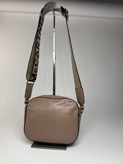 Sac vintage Stella Mc Cartney en cuir végétalien avec logo beige marron