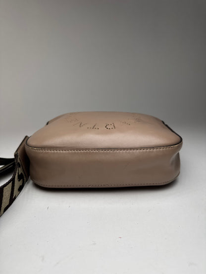 Sac vintage Stella Mc Cartney en cuir végétalien avec logo beige marron