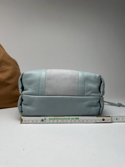 Vintage Loewe Madrid leather bag turquoise