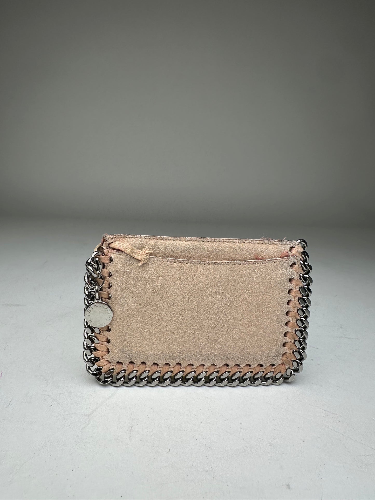 Vintage Stella Mc Cartney Vegan Leather Falabella Card Holder Pink