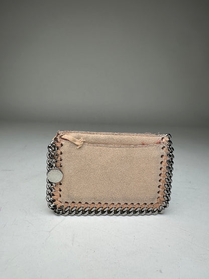 Vintage Stella Mc Cartney Vegan Leather Falabella Card Holder Pink
