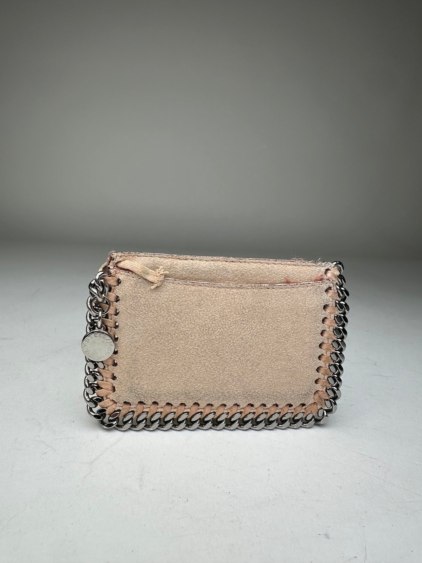 Vintage Stella Mc Cartney Vegan Leather Falabella Card Holder Pink