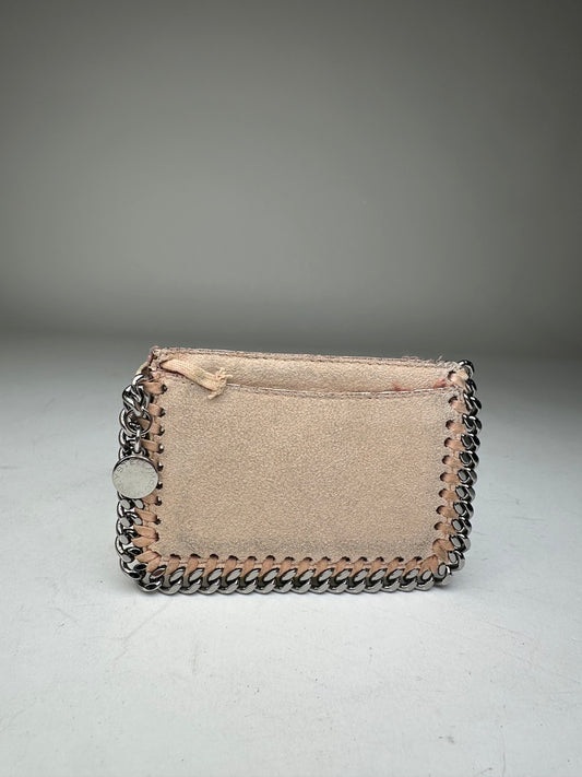 Vintage Stella Mc Cartney Vegan Leather Falabella Card Holder Pink